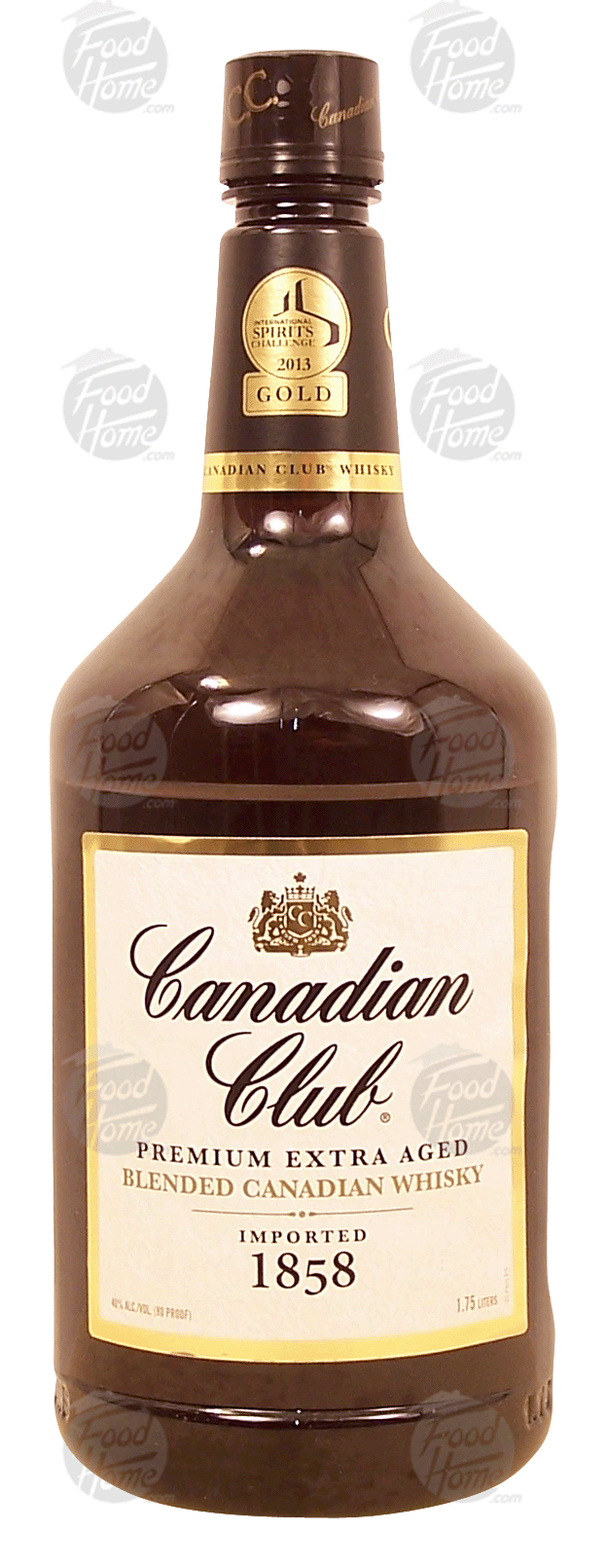 Canadian Club Imported 1858 blended canadian whisky, 40% alc. by vol. Full-Size Picture